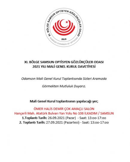 Mali Genel Kurul Toplantısına Davetlisiniz!