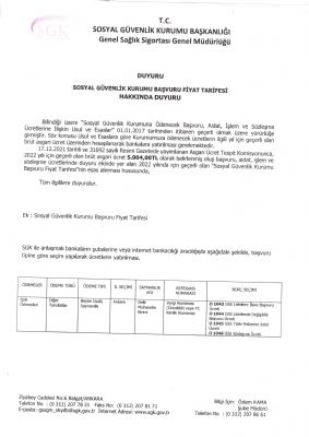 2022 YILI SGK OPTİK SÖZLEŞME SON TARİHİ 01.02.2022 