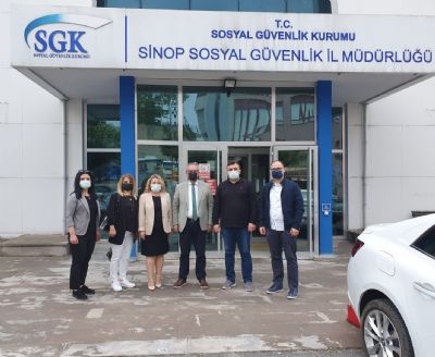 Sinop İl Sosyal Güvenlik Kurumu Müdürü Sayın Sami ŞAHİN'